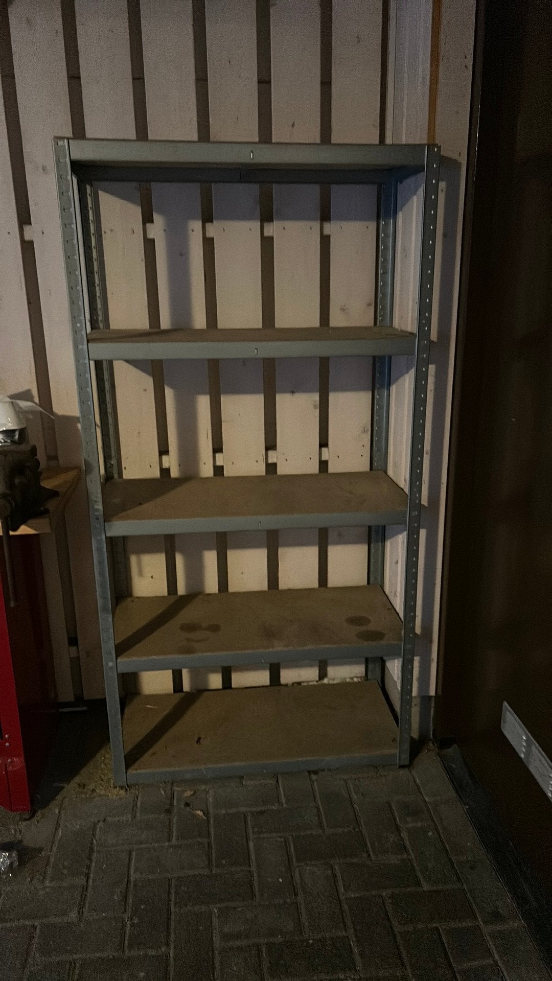 Gratis stellingkast, Ophalen, Gebruikt