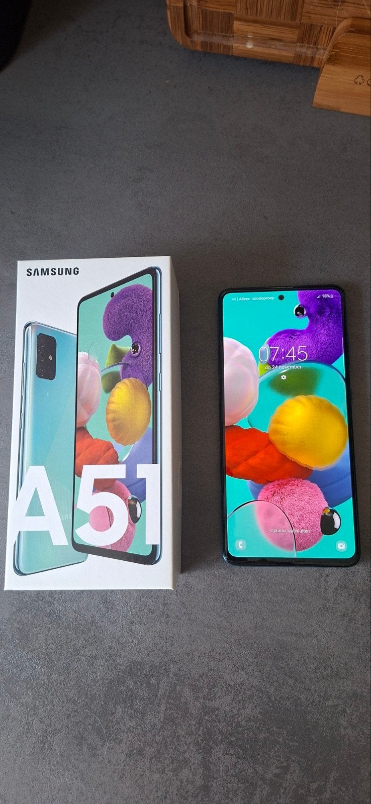 Samsung Galaxy A51 128GB Prism Crush Blue, Ophalen, Blauw, Touchscreen, Zo goed als nieuw