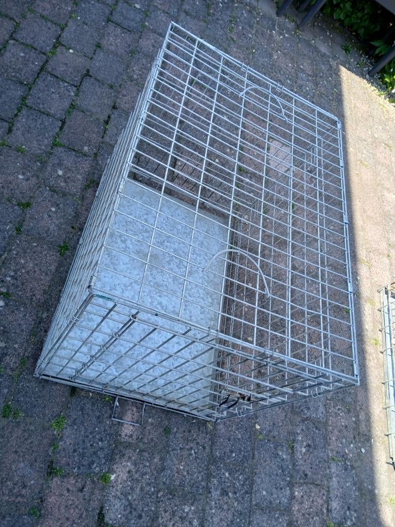 Honden draad bench L76xB55H61cm, Ophalen, Gebruikt