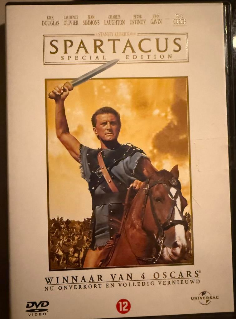 Spartacus dvd nieuw, Ophalen of Verzenden, 1980 tot heden, Zo goed als nieuw