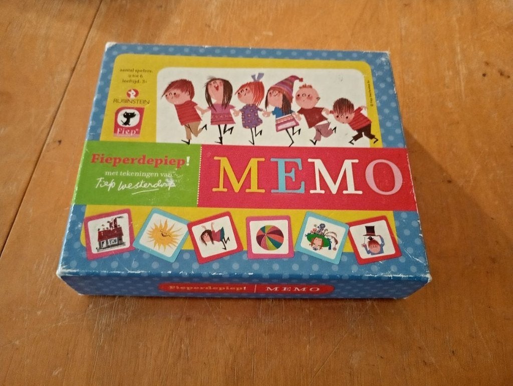 Fieperdepiep! Memo spel, Ophalen of Verzenden, Gebruikt, Ontdekken