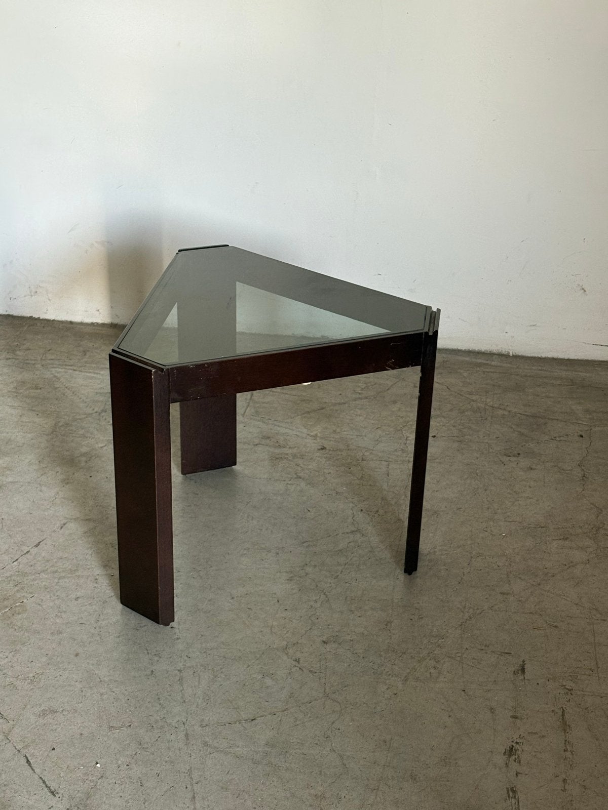 Vintage salontafel, Ophalen, Minder dan 50 cm, Gebruikt, Glas