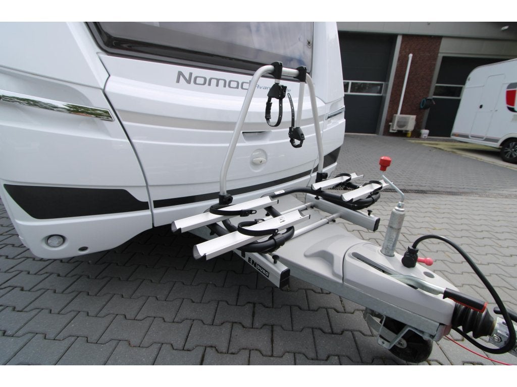 Dethleffs Nomad Avantgarde 460 EL Voortent-Mover-Fietsenrek, Caravans en Kamperen, Standaardzit, Bedrijf, Tot en met 3, Ringverwarming