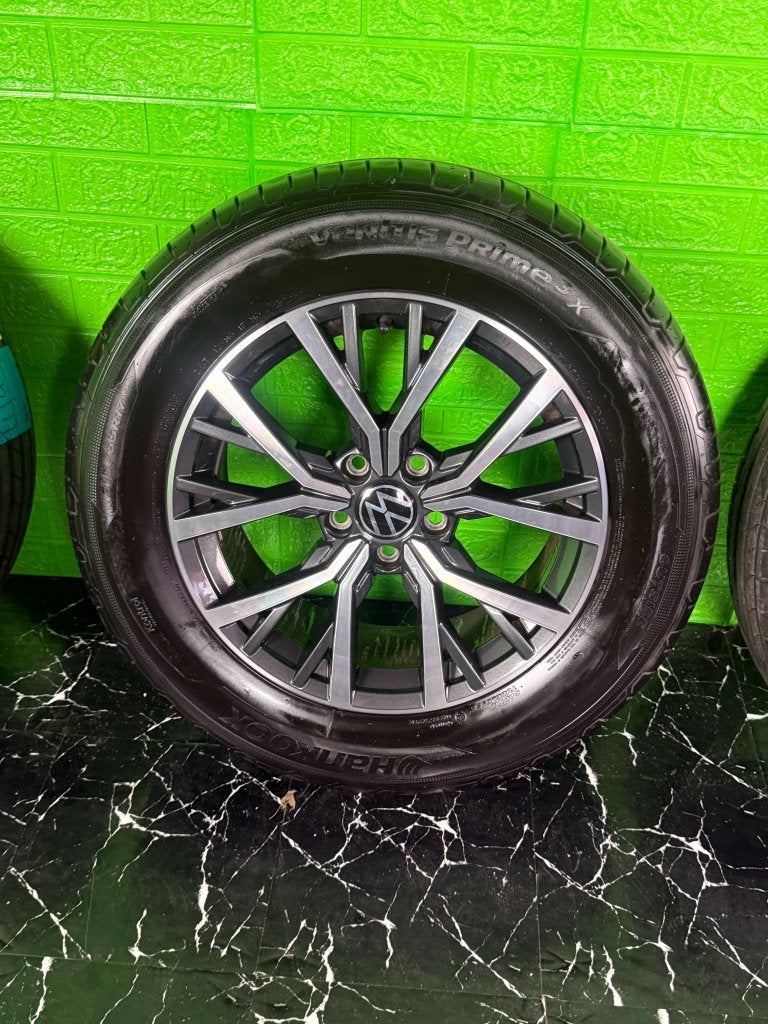 Nieuwe Originele VW Tiguan velgen 17" 5x112 Tulsa zomer 7mm, Niet ingevuld, Banden en Velgen, Niet ingevuld, 17 inch