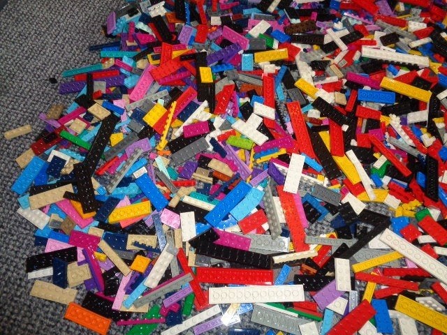 Partij S379=2,2 Kilo Lego plaatjes, Kinderen en Baby's, Speelgoed | Duplo en Lego, Lego, Lego, Gebruikt, Lego