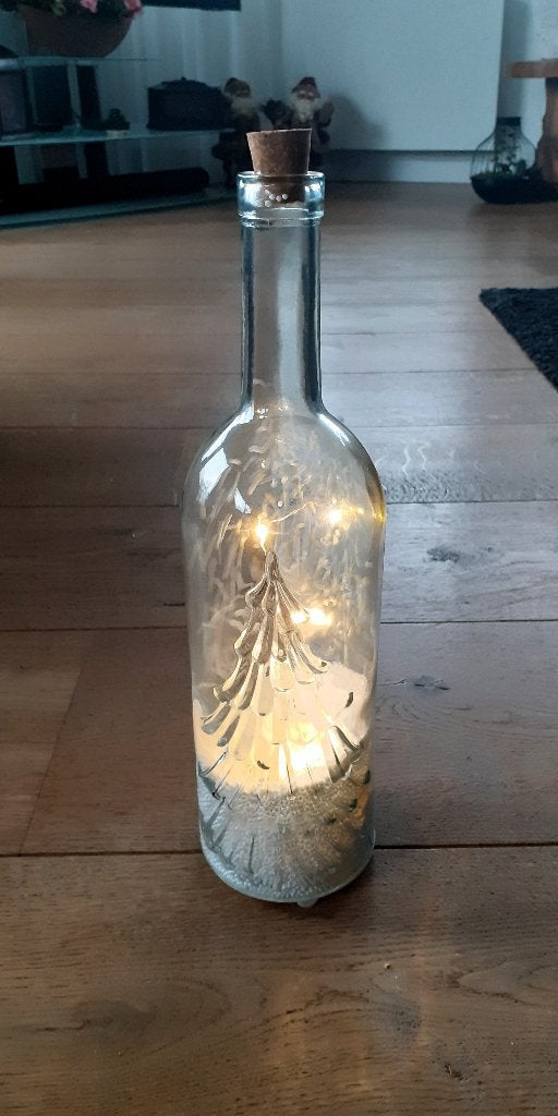 Fles met Sneeuwstorm en muziek voor Kerst, Diversen, Kerst, Ophalen of Verzenden, Nieuw