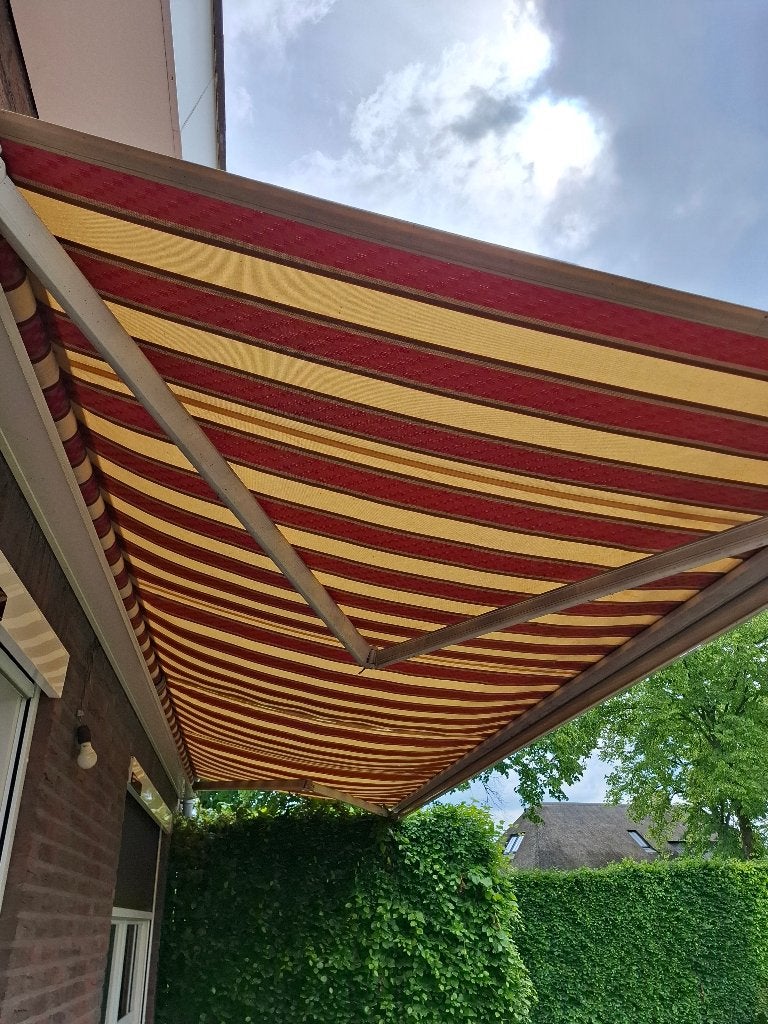 elektrische zonneluifel 6M, Ophalen, Gebruikt, 450 cm of meer, Elektrisch