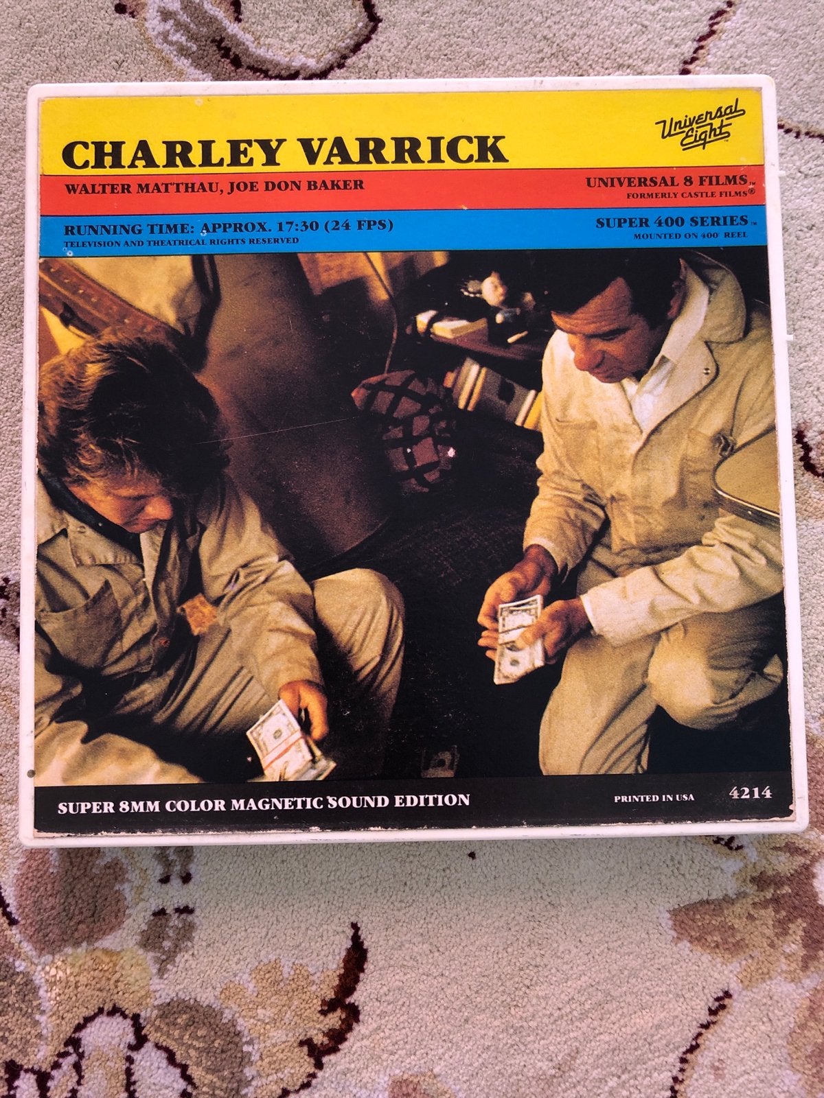 Charley Varrick Super 8mm Film - Universal 8 Films, Audio, Tv en Foto, Filmrollen, Ophalen of Verzenden, 8mm film
