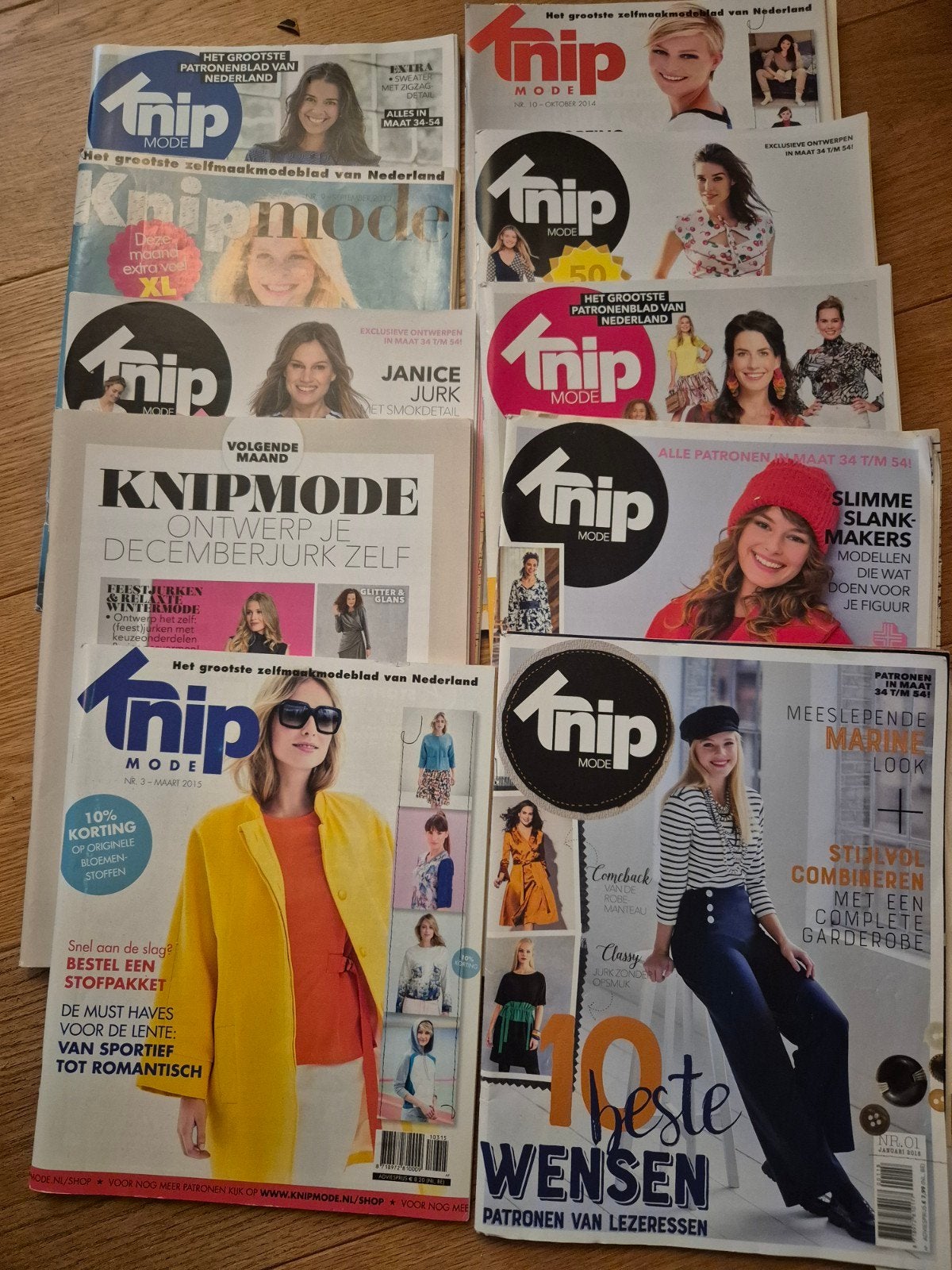 Knipmode tijdschriften - 10 stuks, Ophalen of Verzenden, Gelezen, Overige typen