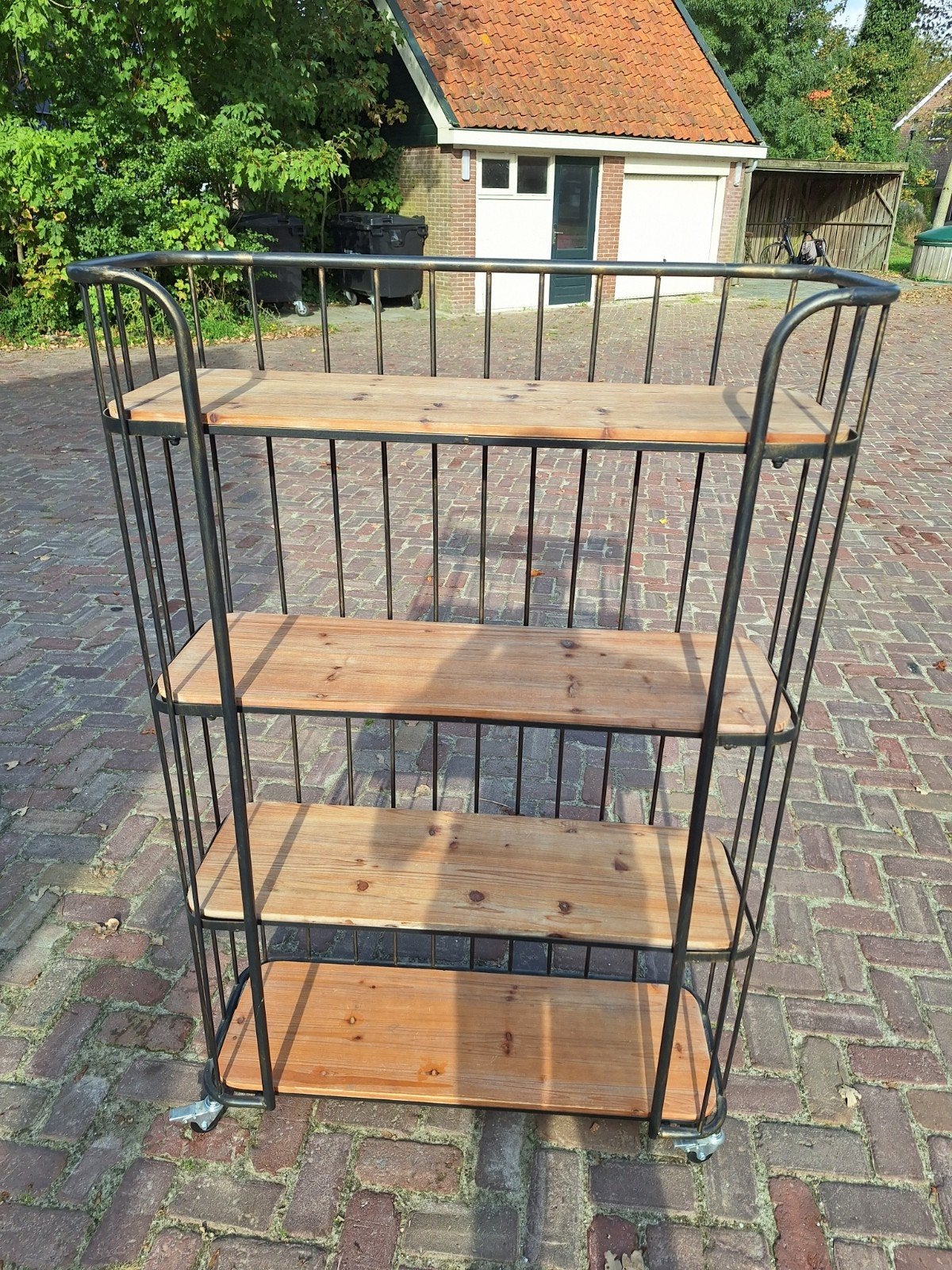 Bakkerskast met houten planken, Ophalen of Verzenden, Zo goed als nieuw