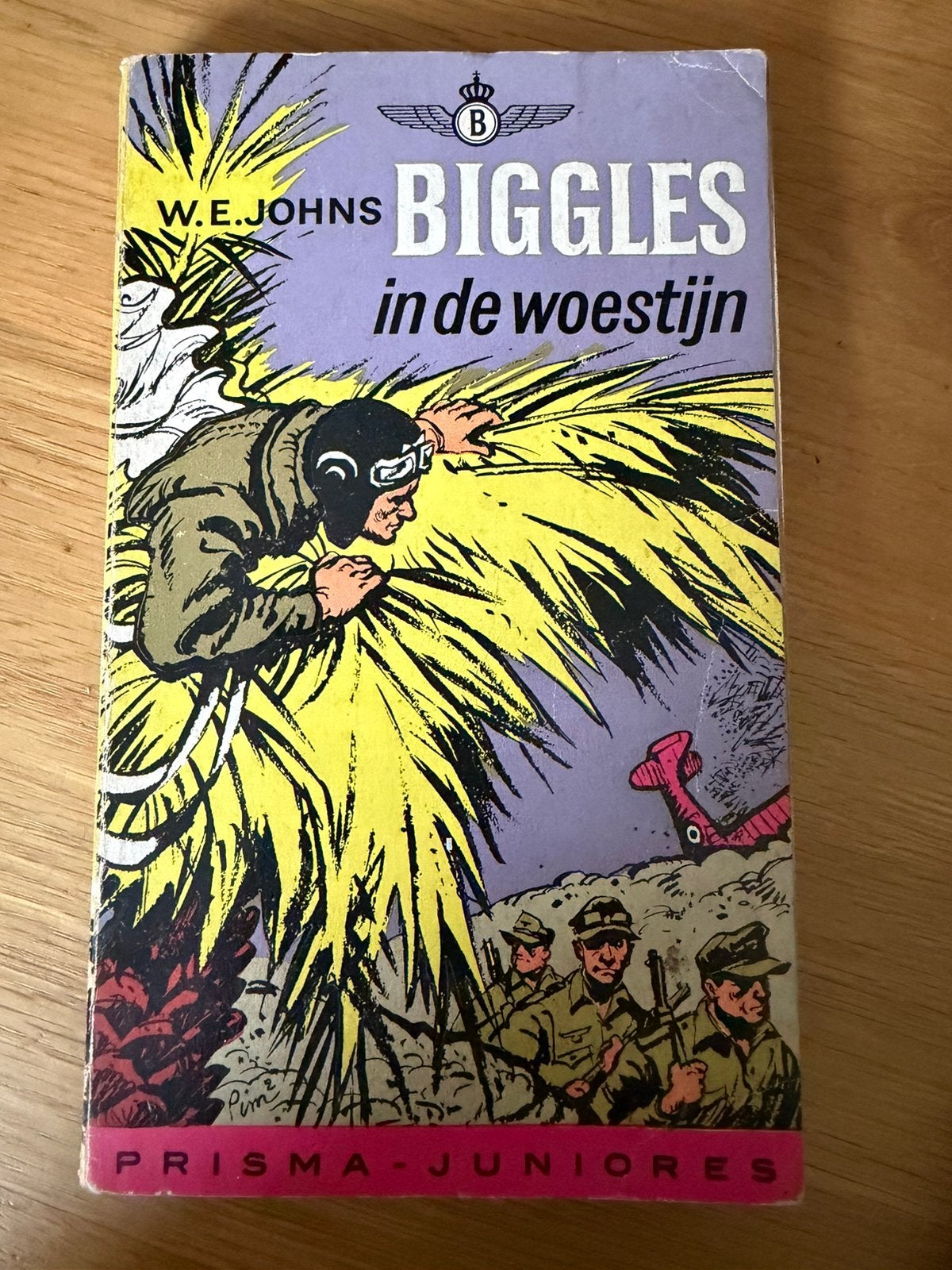 Biggles in de Woestijn W.E. Johns, Ophalen of Verzenden, Gelezen, W.E. Johns