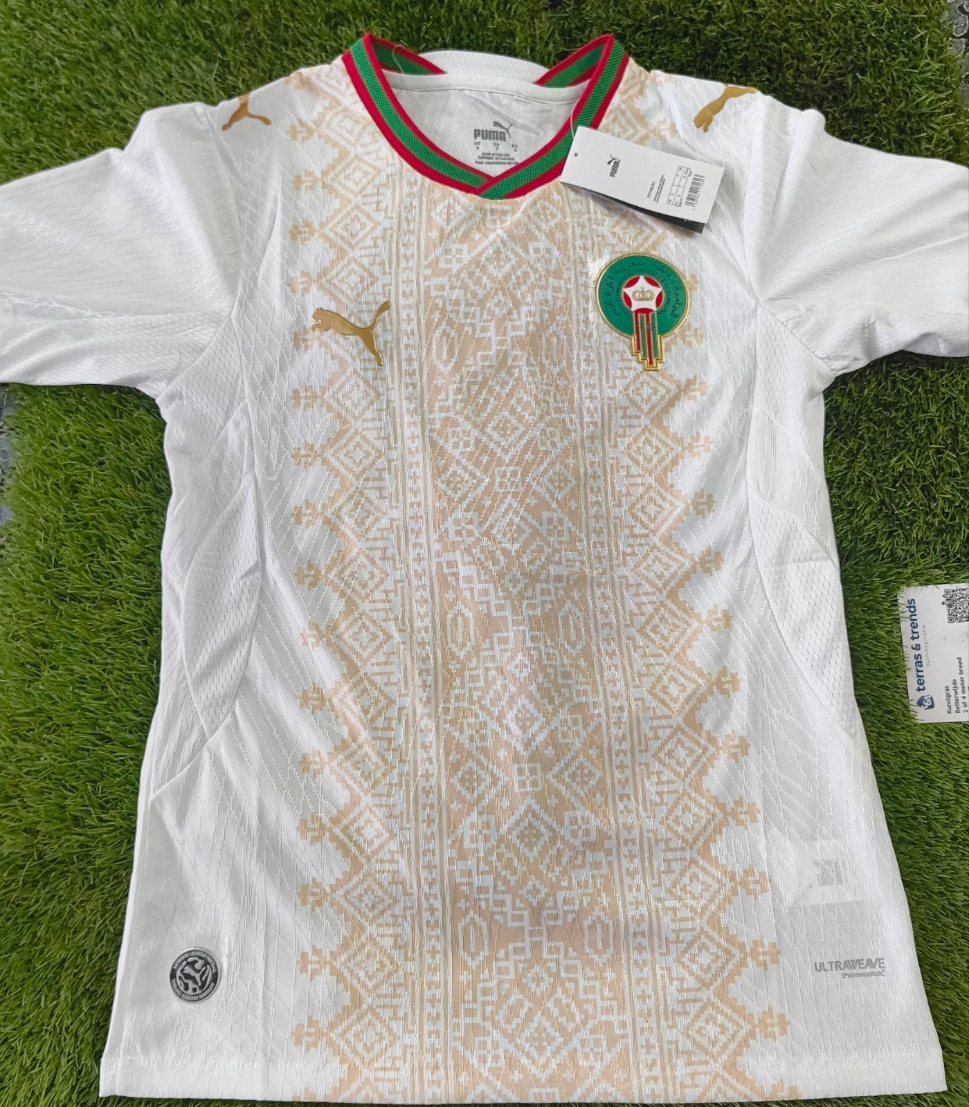Puma Marokko uitshirt WK 2026 - Maten M, Kleding | Heren, Sportkleding, Puma, Wit, Nieuw, Ophalen of Verzenden