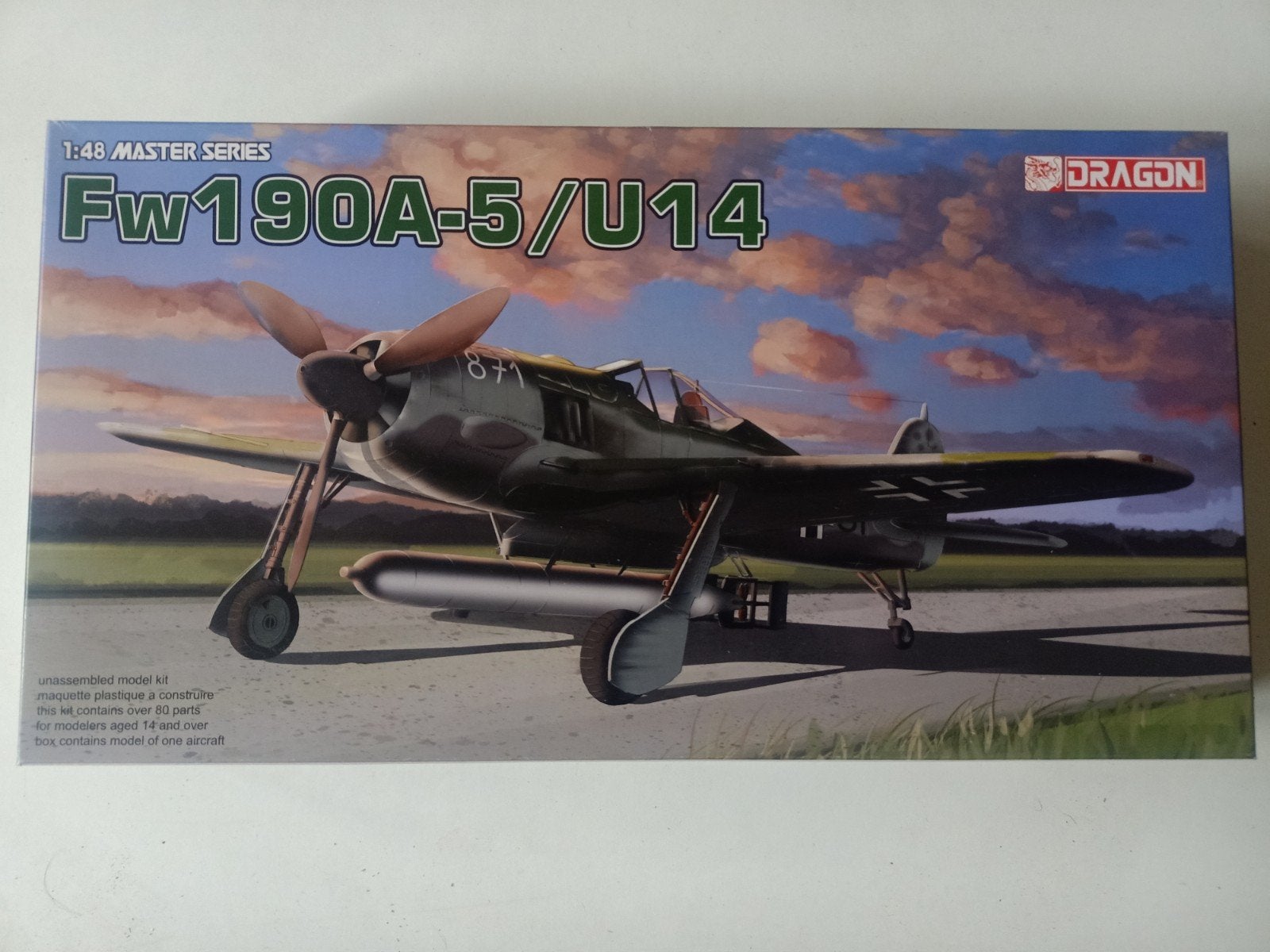 Dragon 1/48 Fw190A-5/U14 Master Series, Hobby en Vrije tijd, Modelbouw | Vliegtuigen en Helikopters, Ophalen of Verzenden