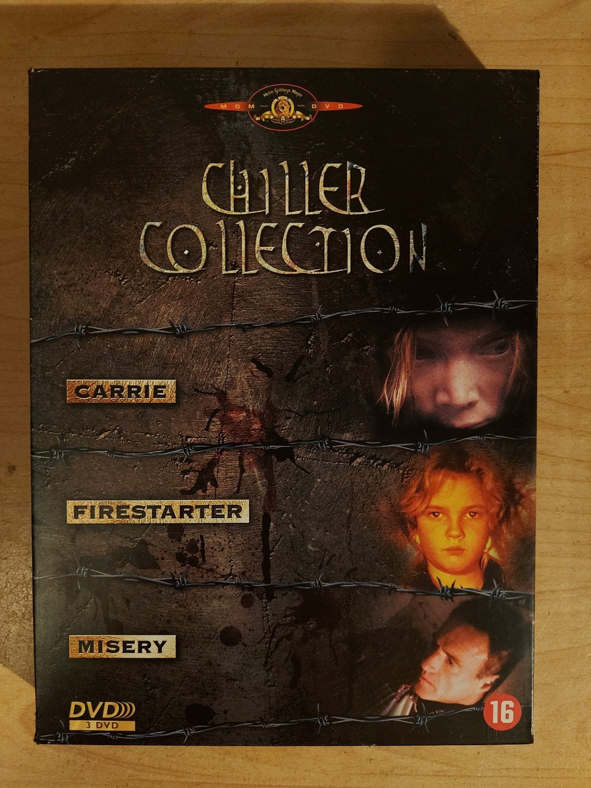 Carrie Firestarter Misery - 3-DVD horror van Stephen King, Alle leeftijden, Ophalen of Verzenden, Zo goed als nieuw, Overige genres