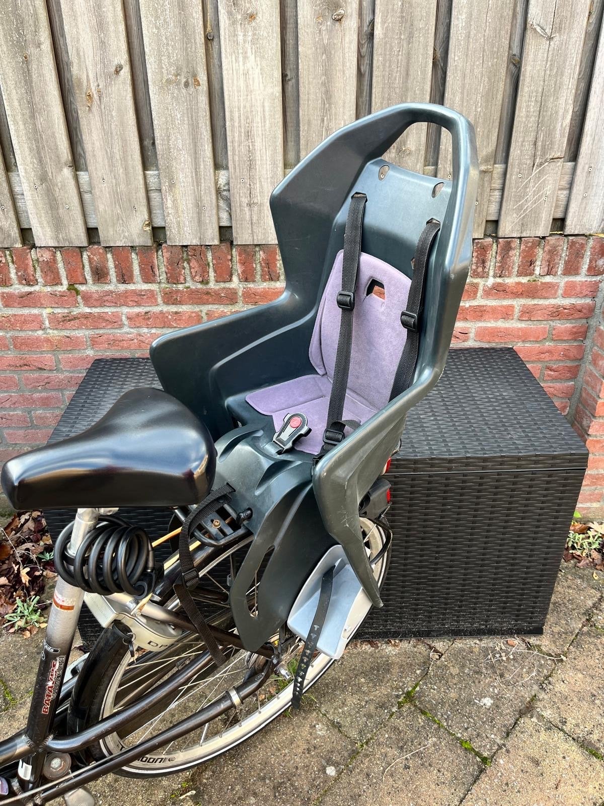 Bambino Achterzitje voor fiets - Gebruikt, Fietsen en Brommers, Achterzitje, 9 t/m 18 kg, Ophalen of Verzenden, Gebruikt