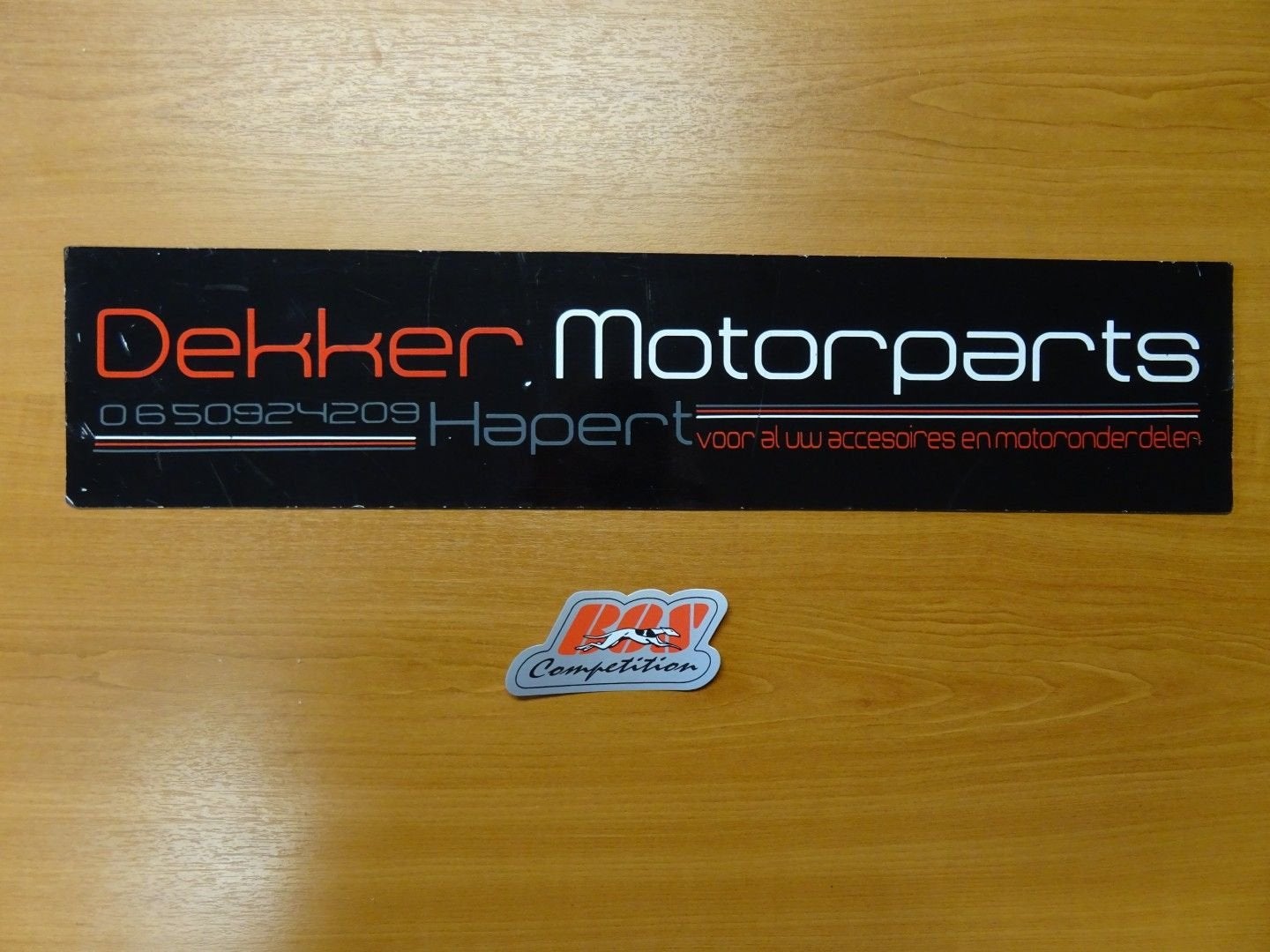 Bos Exhausts Uitlaat / Demper Sticker # Bos Competition #, Ophalen of Verzenden, -, -, -