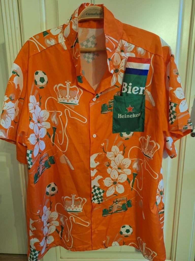 Heineken Biertje Blouse, Verzamelen, Ophalen of Verzenden, Gebruikt, Glas of Glazen, Heineken