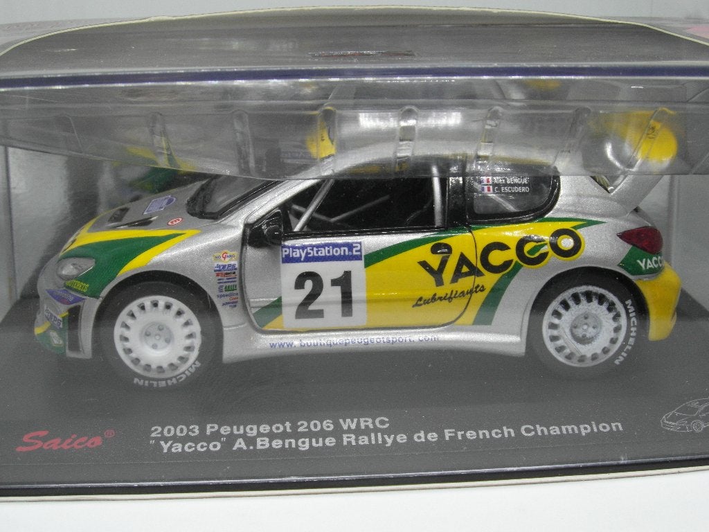 Peugeot 206 WRC Rallye France Kampionsschap 2003  1:32, Ophalen of Verzenden, Zo goed als nieuw, Auto, Overige merken