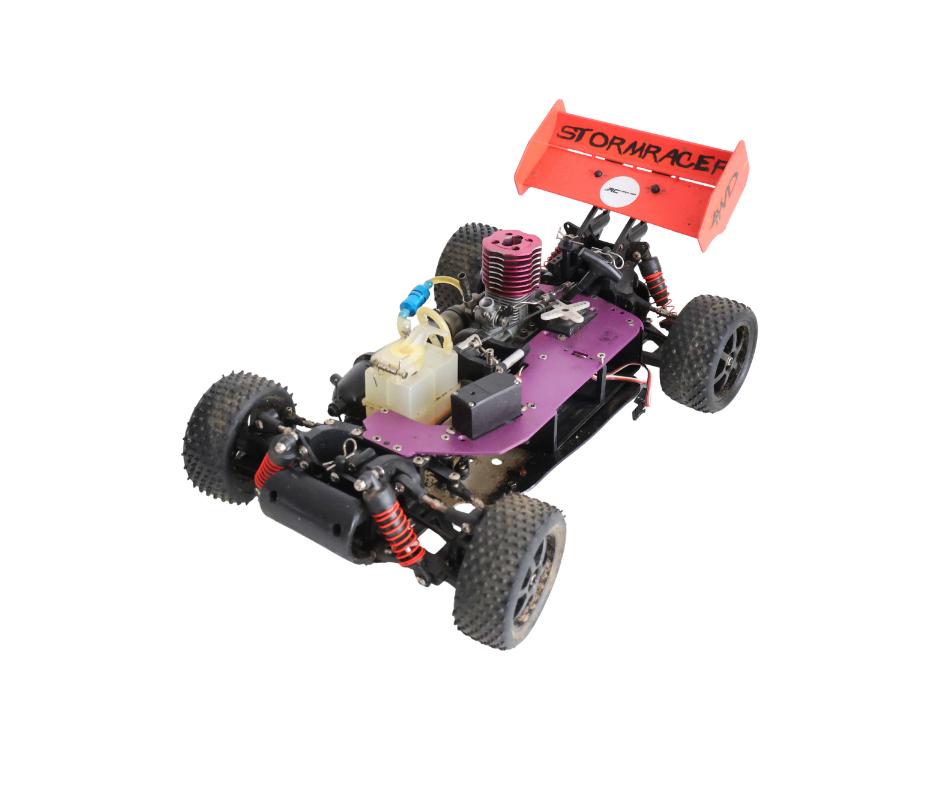 Carson Stormracer 1/10 nitro rc auto, Gebruikt, Auto offroad, Ophalen of Verzenden, Schaal 1:10