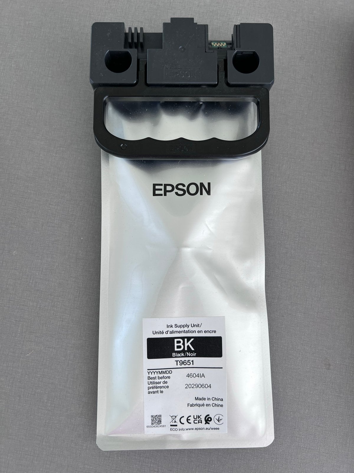 Epson T9651 Zwarte Inktcartridge - Origineel, Ophalen of Verzenden, Nieuw, Cartridge