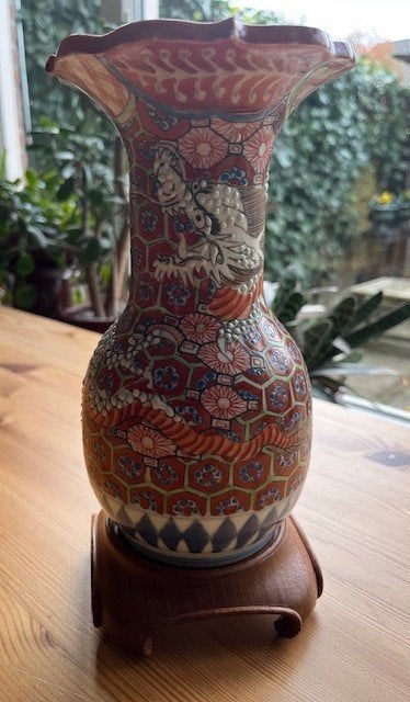 Japanse Imari Vaas, Ophalen of Verzenden