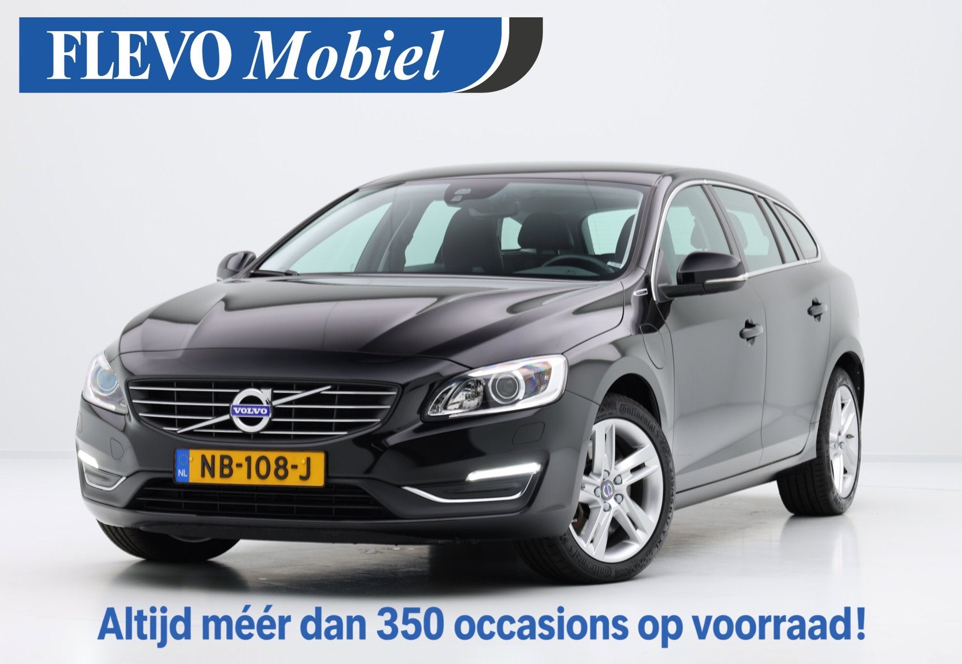 Volvo V60 2.4 D5 Twin Engine Momentum Aut. Xenon|Cam|LMV|Sto, Auto's, Automaat, Dealer onderhouden, Xenon verlichting, Euro 6