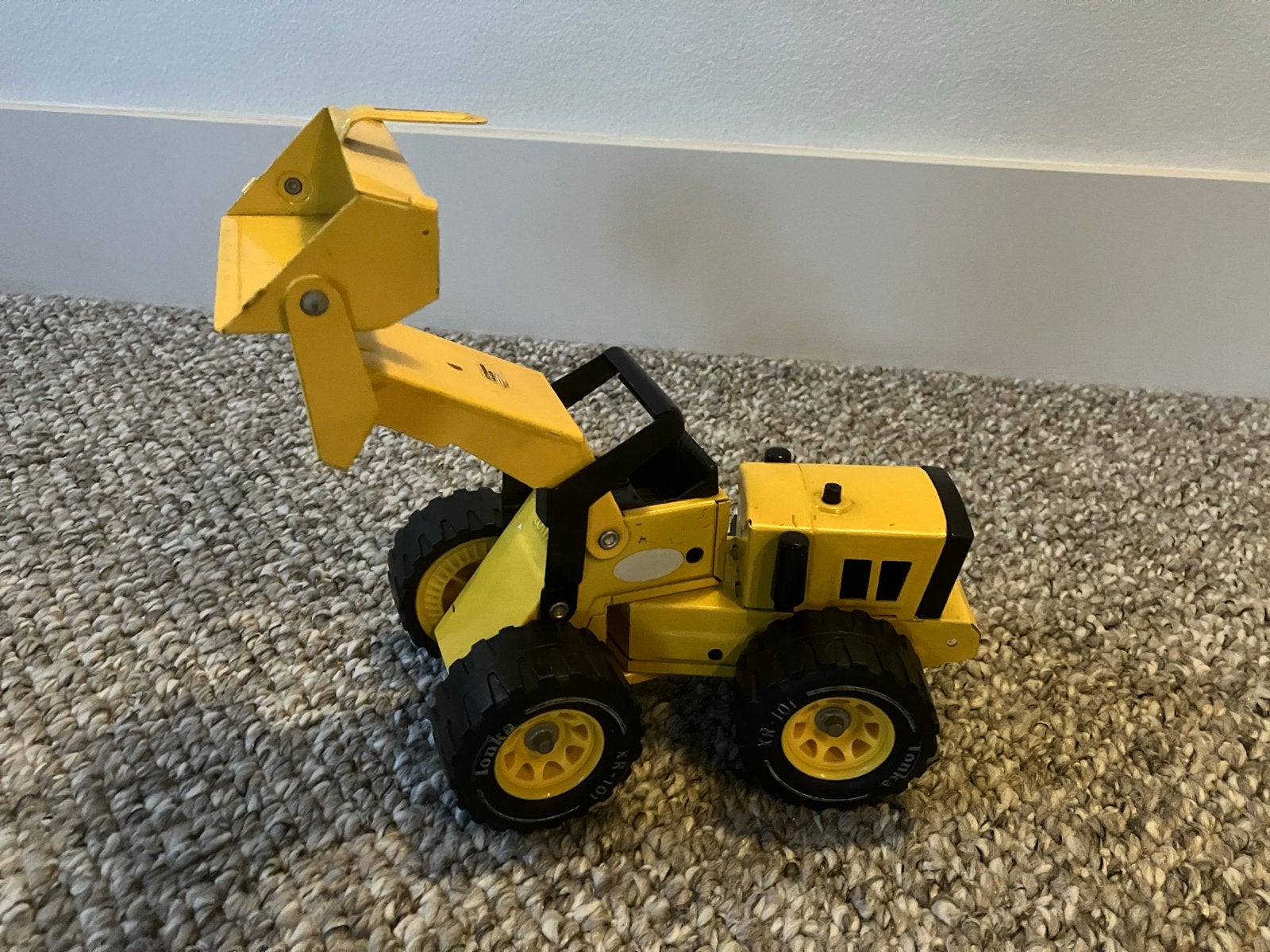 Vintage Tonka Shovel 52900 - Jaren '70 Metaal Geel, Kinderen en Baby's, Speelgoed | Speelgoedvoertuigen, Ophalen of Verzenden