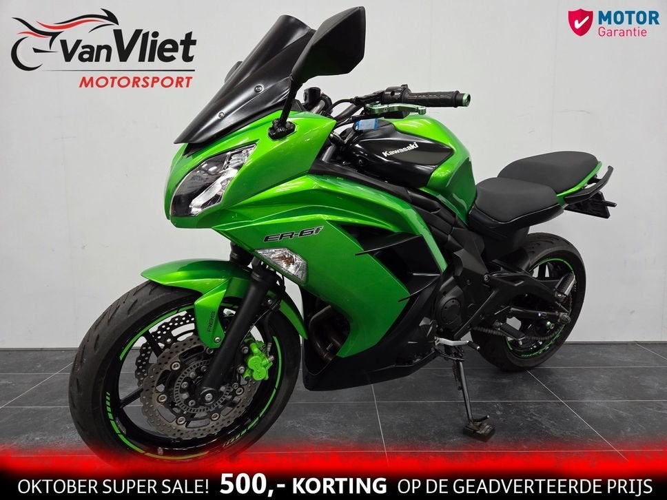 Prachtige Kawasaki ER6F Akrapovic 2015 ER 6 F Ninja 650 35KW, Motoren, 2 cilinders, 649 cc, Bedrijf, Onbekend