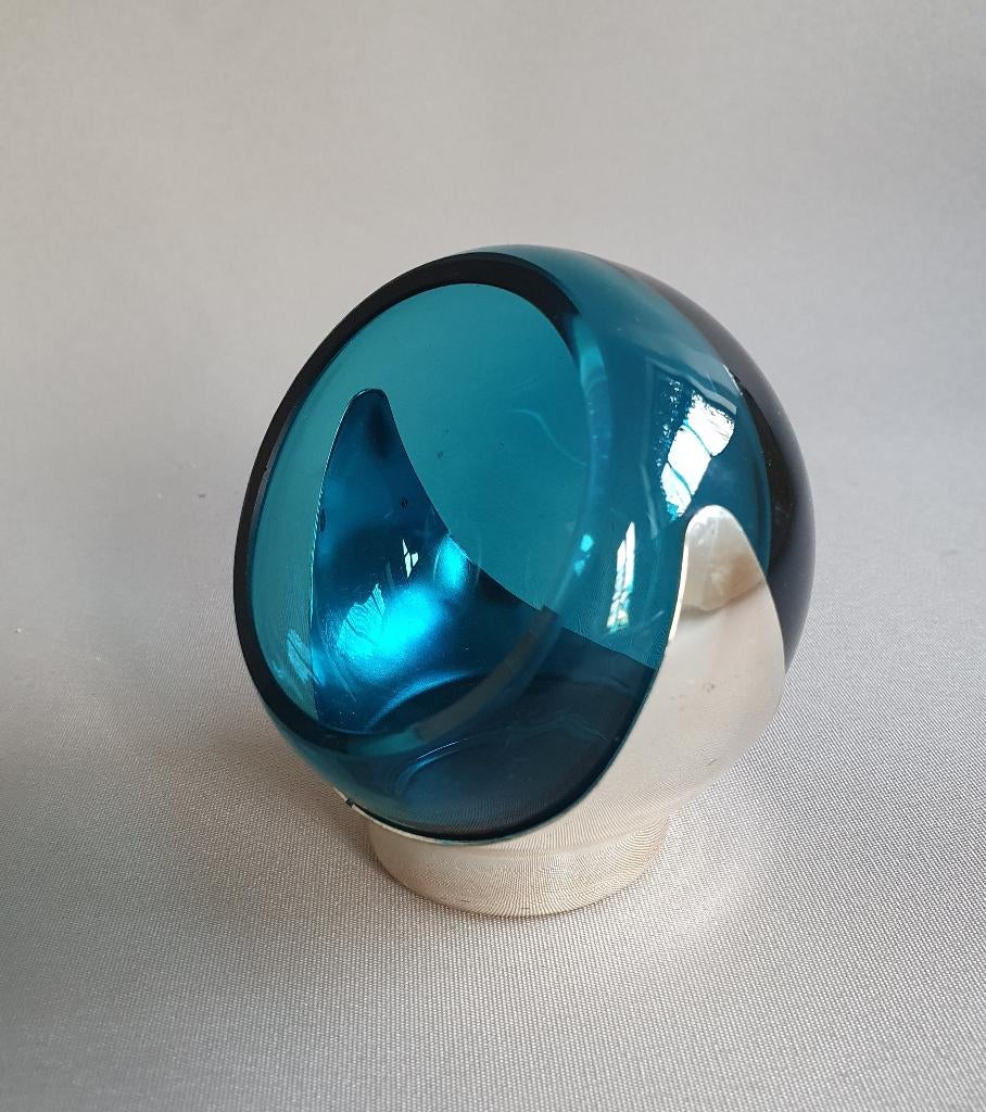 vintage vario bowl glas space age design, Antiek en Kunst, Antiek | Glas en Kristal, Ophalen of Verzenden