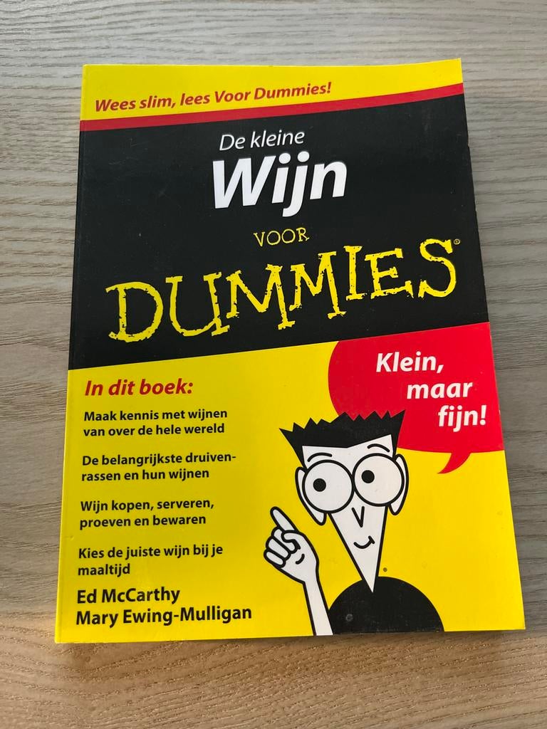 Mary Ewing-Mulligan - De kleine wijn voor dummies, Ophalen of Verzenden, Frankrijk, Mary Ewing-Mulligan; Ed McCarthy, Zo goed als nieuw