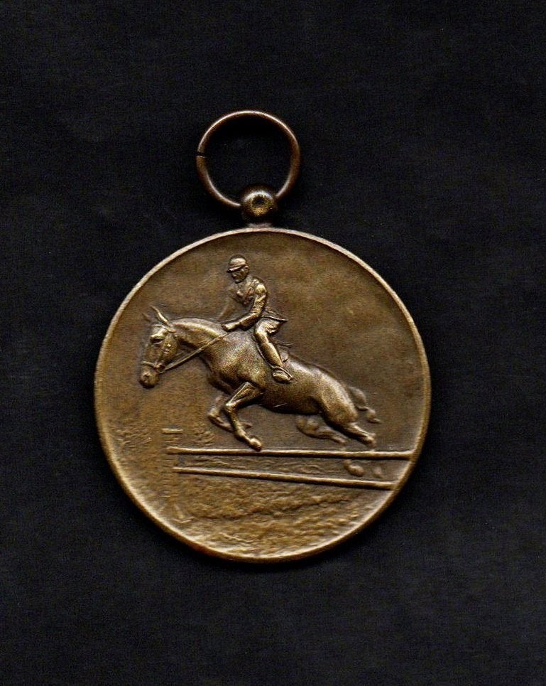 Medaille GJV Gooische Jachtvereniging Huizen Springconcours., Ophalen of Verzenden, Zo goed als nieuw