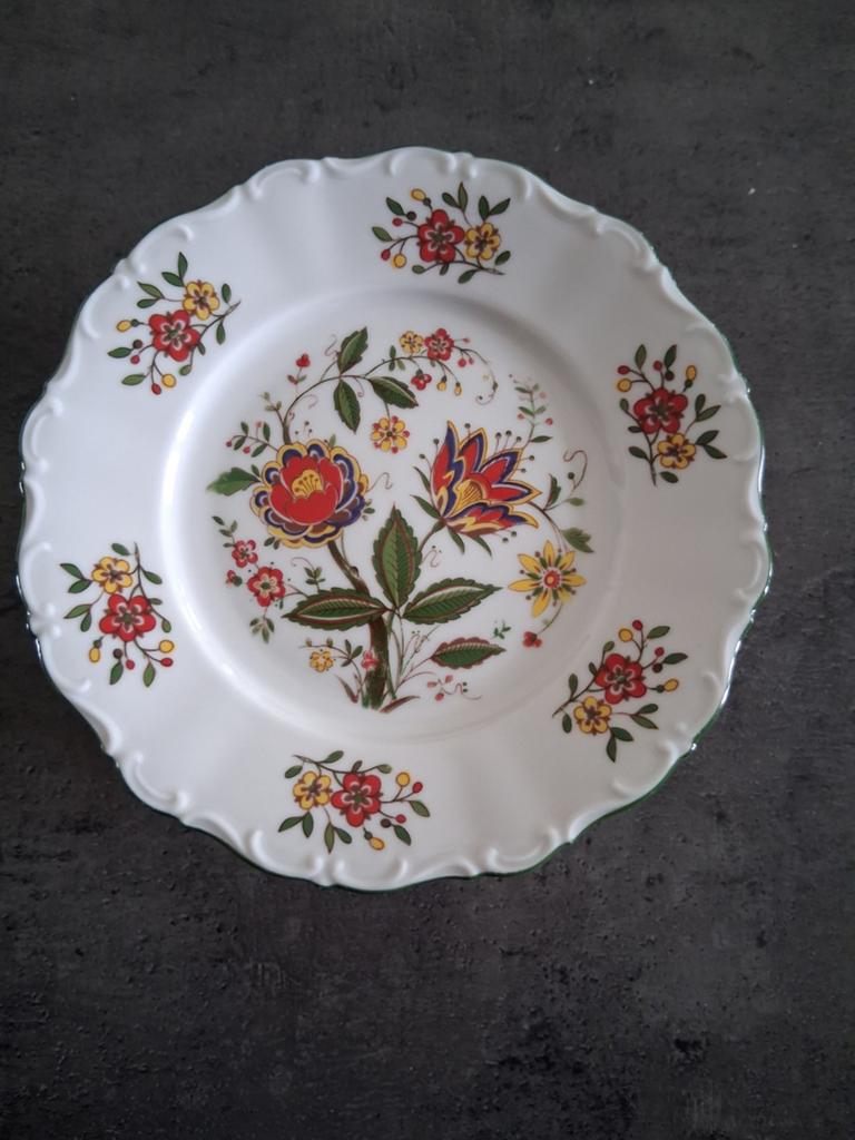 9x Prachtig Ellmann Weiden Bavaria Porseleinen gebaksbordjes, Antiek en Kunst, Antiek | Servies los, Ophalen
