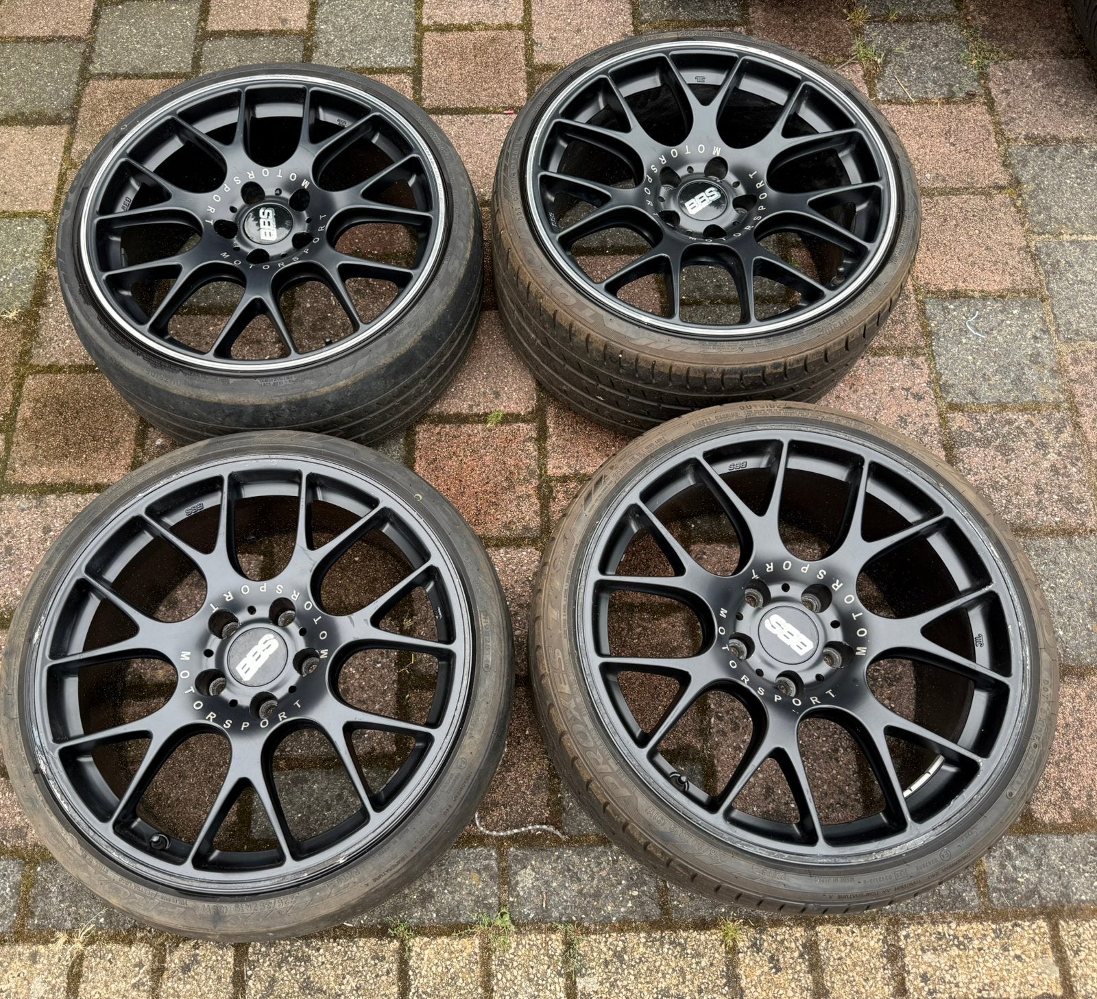 BBS CH-R 19 inch 5x120 breedset orgineel, Banden en Velgen, Nieuw, Winterbanden, Ophalen