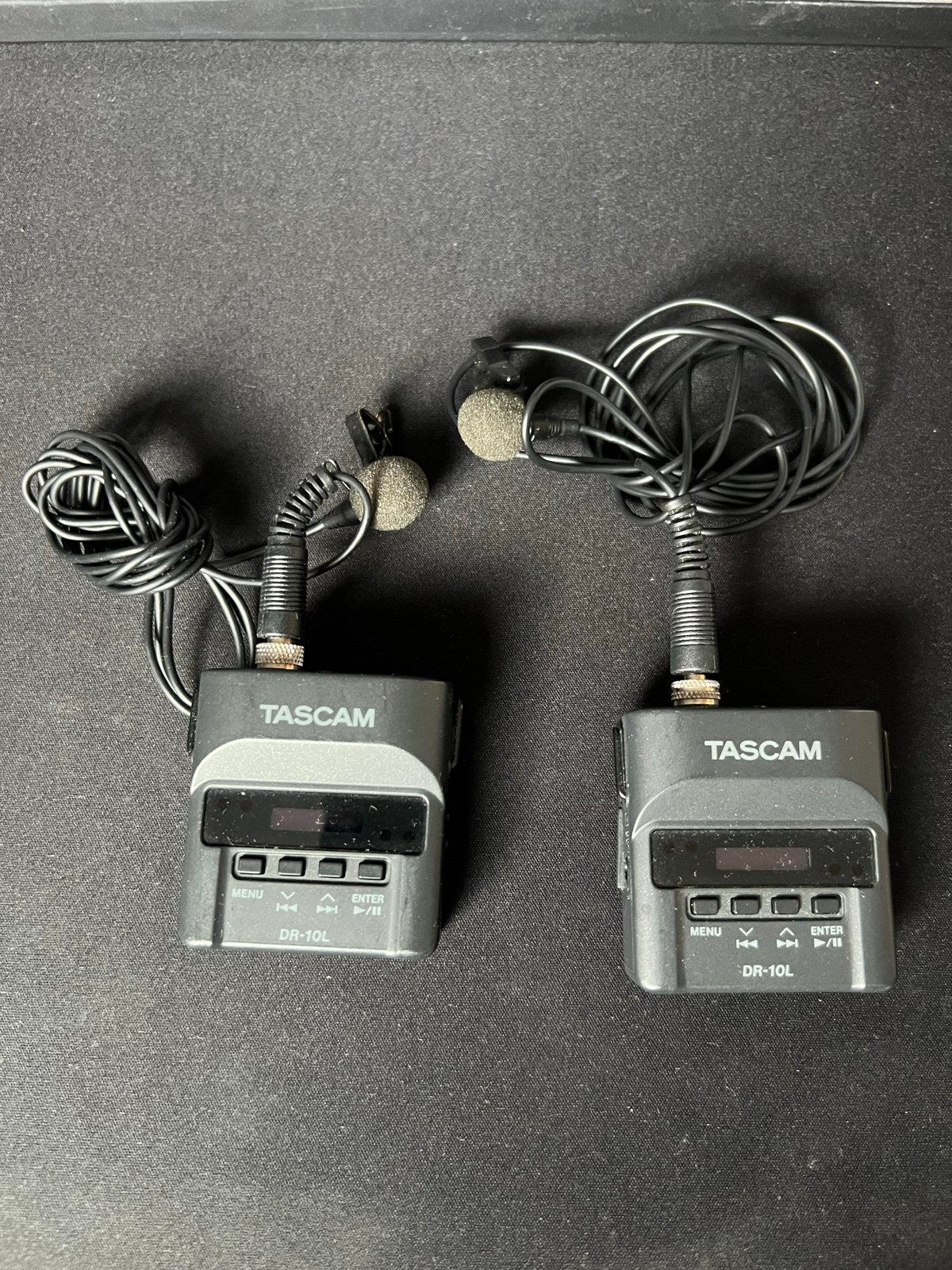 Tascam DR-10L microfoonrecorders (2 stuks), Ophalen of Verzenden, Gebruikt, Instrumentmicrofoon, Draadloos