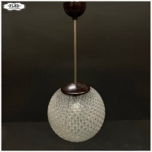 Vintage lampen Hanglampen doorsnee 30cm Bollanp, Ophalen, Gebruikt, Vintage Boho Midcentury, E27 (groot)