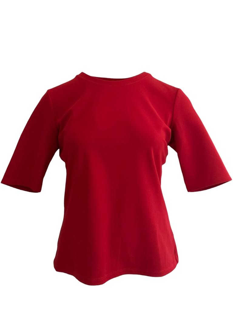Vanilia shirt S, Kleding | Dames, T-shirts, Zo goed als nieuw, Rood, Korte mouw, Ophalen of Verzenden