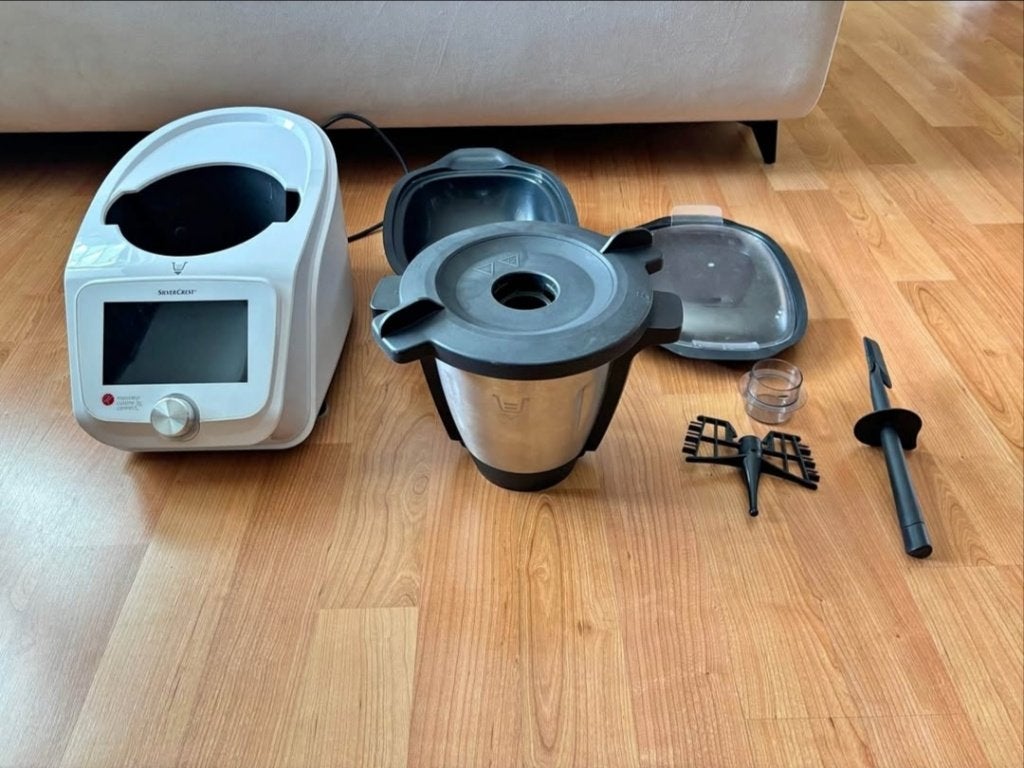 SilverCrest Monsieur Cuisine SKMC 1100 A, Ophalen, Zo goed als nieuw, Vaatwasserbestendig, 3 snelheden of meer