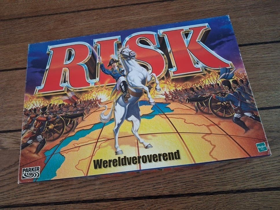 Risk Wereldveroverend Bordspel Spel, Vijf spelers of meer, Ophalen of Verzenden, Gebruikt, Parker / Hasbro