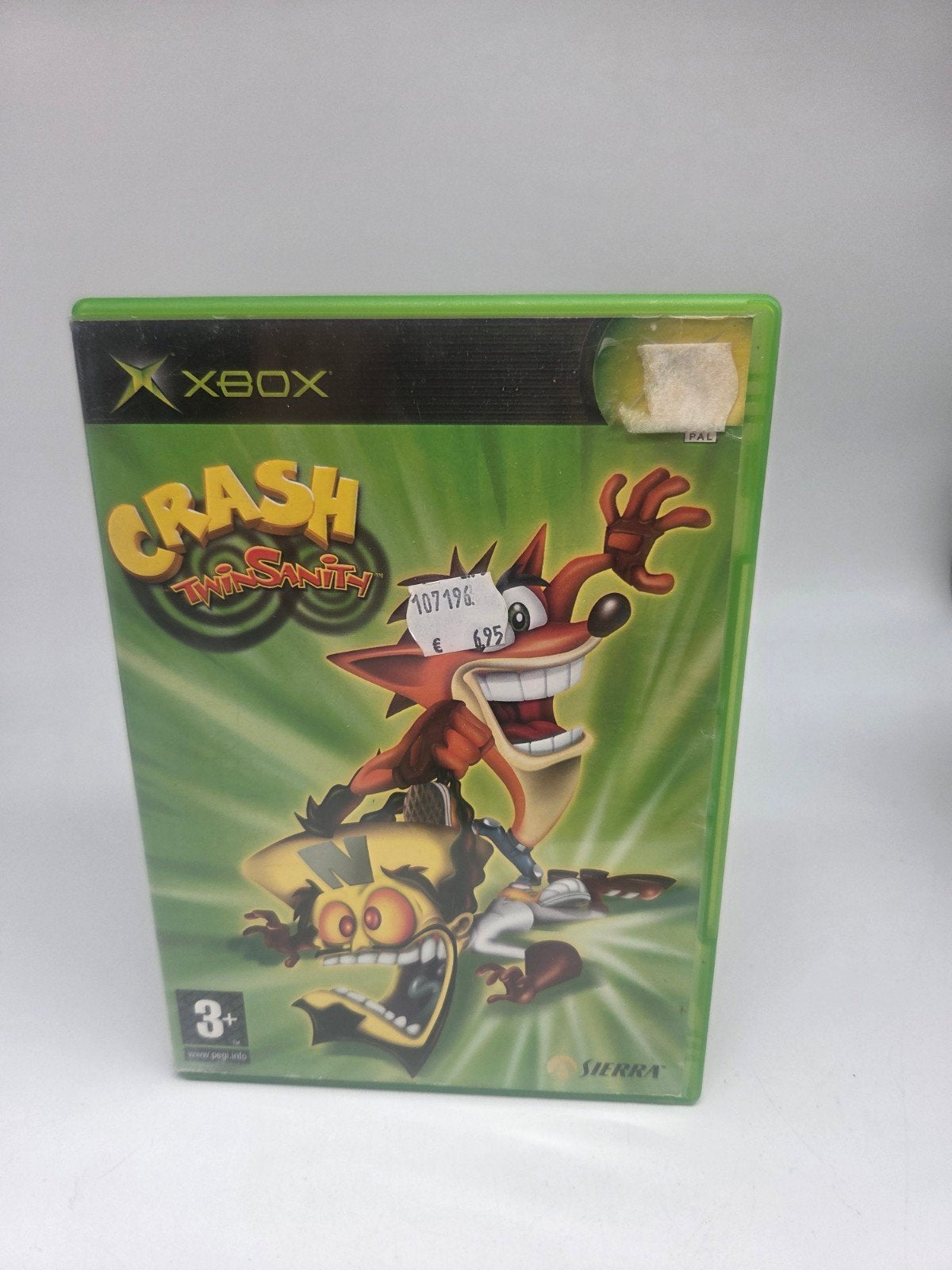 Crash Twinsanity - Xbox Original, Gebruikt, 1 speler, Onbekend, Ophalen of Verzenden