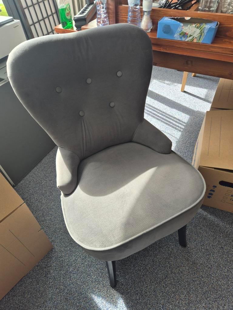 2 stuks REMSTA IKEA stoelen, Huis en Inrichting, Stoelen, Ophalen, Gebruikt, Grijs, Twee