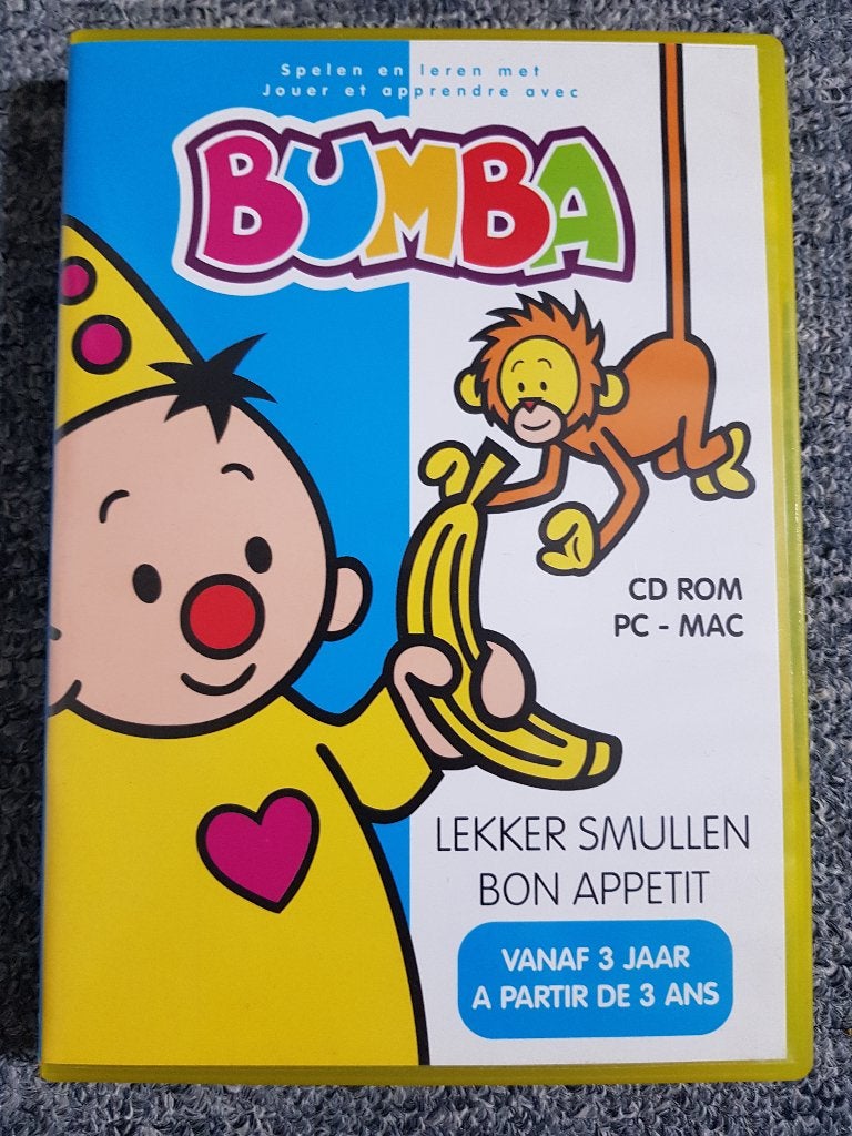 Spelletjes cd-rom PC : Bumba - Lekker smullen -- educatief, Puzzel en Educatief, Gebruikt, 1 speler, Ophalen of Verzenden