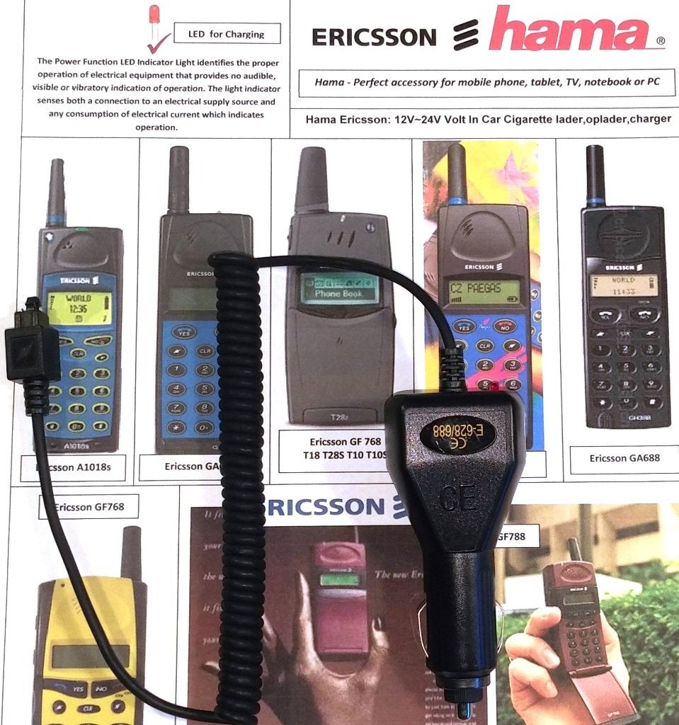 Hama Ericsson GF668-788 12V 24V Car Truck Charger Autolader, Ophalen of Verzenden, Nieuw, Sony Ericsson