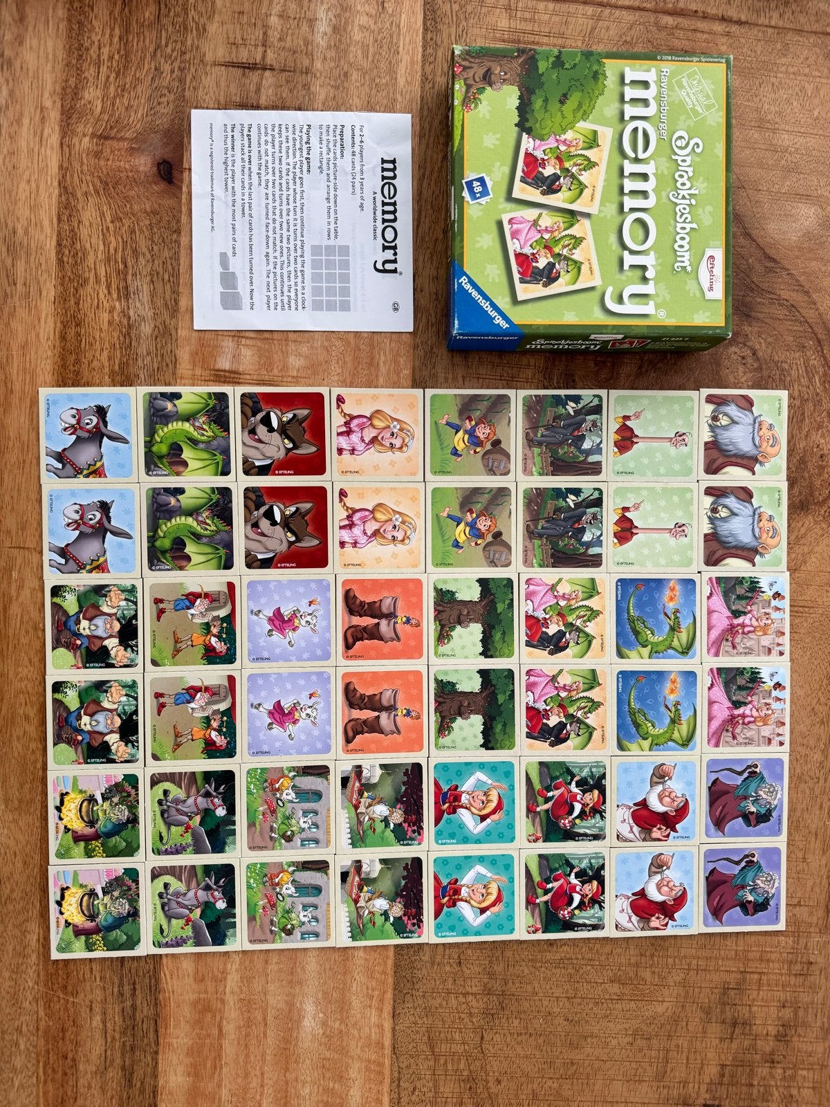 Ravensburger Sprookjesboom Memory spel, Ophalen of Verzenden, Zo goed als nieuw, Jongen of Meisje