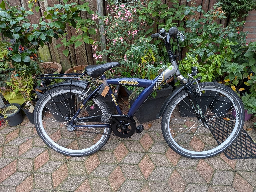 2X Batavus Snake 26# 3V, Terugtraprem, Gebruikt, Batavus, Handrem