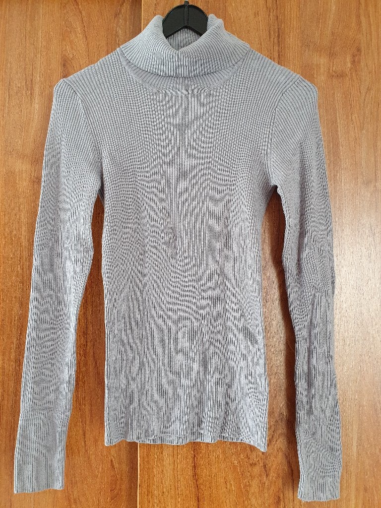 grijs rib coltruitje maat XXS, H&M, Ophalen of Verzenden, Zo goed als nieuw, Maat 34 (XS) of kleiner