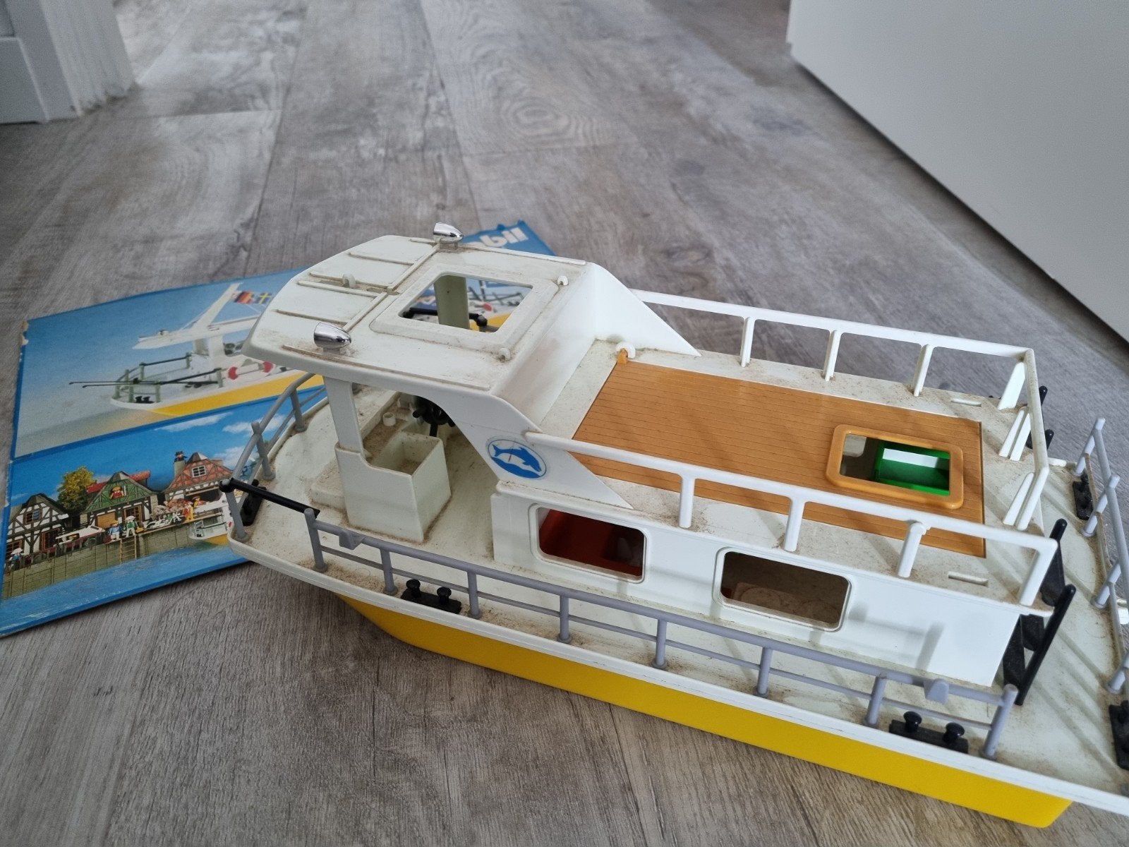 Playmobil boot - Zeilboot met accessoires, Ophalen of Verzenden, Gebruikt, Complete set, Boot/Schip