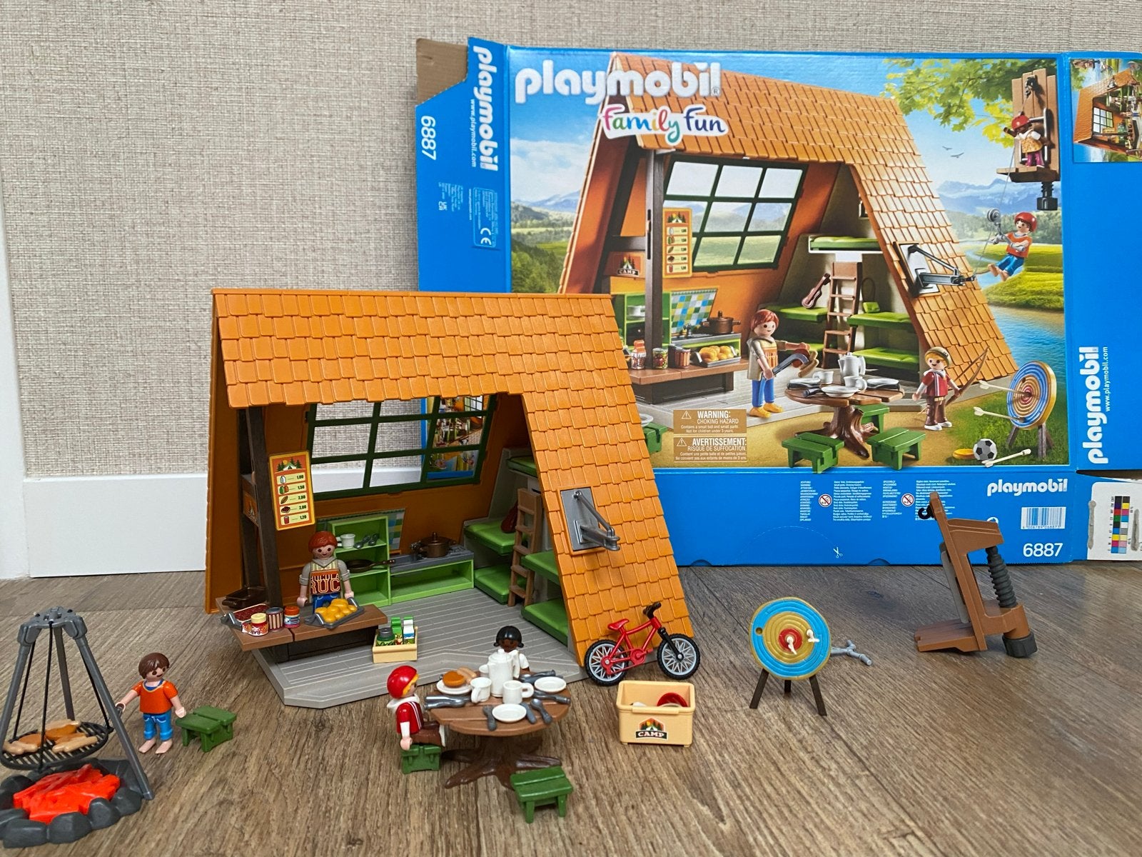 Playmobil 6887 Vakantievilla, Ophalen, Gebouw, Complete set, Family fun