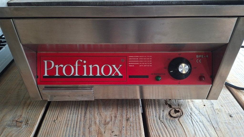 Profinox Bakplaat grillplaat, Ophalen, ., Zo goed als nieuw, Tafelgrill