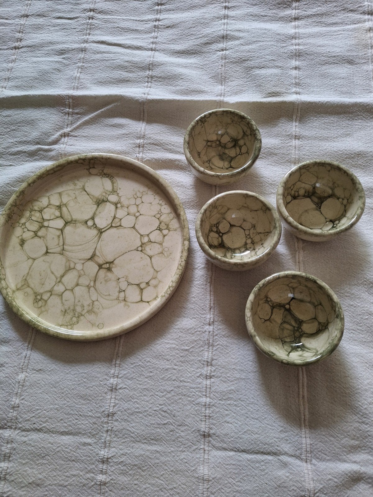 Tapas-set BOWLS & DISHES + Olijfhouten Lepeltjes, Huis en Inrichting, Keuken | Servies, Ophalen, Nieuw, Overige stijlen