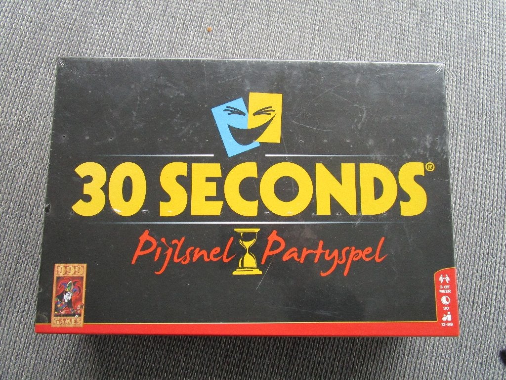 999 games - 30 seconds NIEUW, Drie of vier spelers, Ophalen of Verzenden, Nieuw, 999 Games
